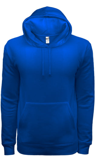 Buy royal-blue DP 2002 Cotton/Poly 3end Fleece-  Hooded Sweatshirt - Unisex